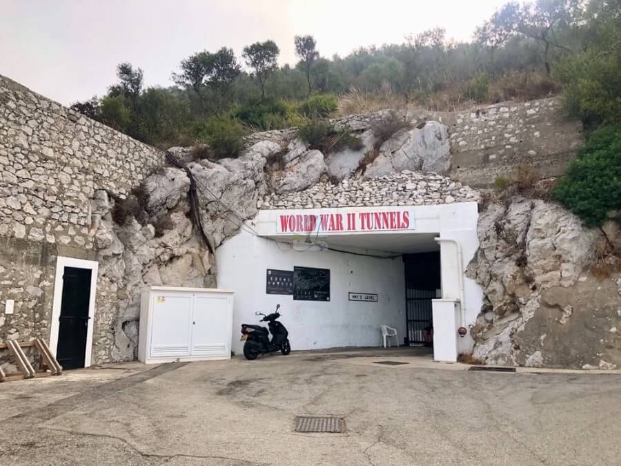 Túneles de la Segunda Guerra Mundial en parque natural de gibraltar